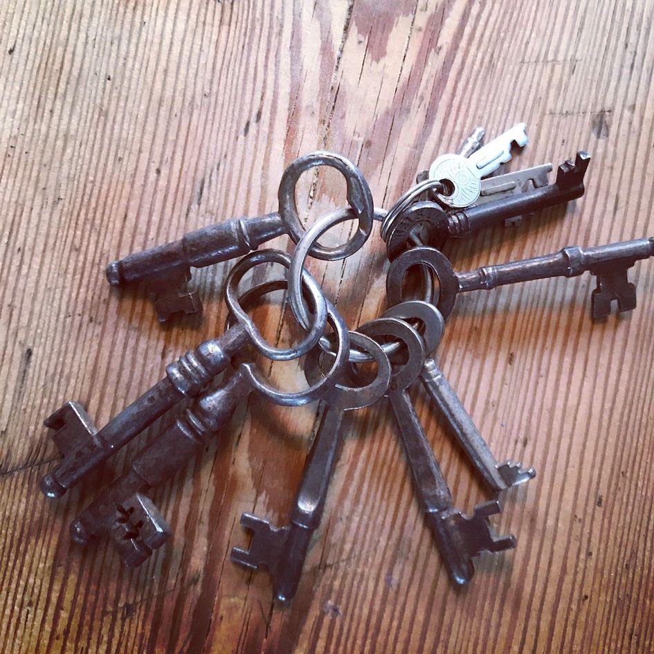 gamle nøkler