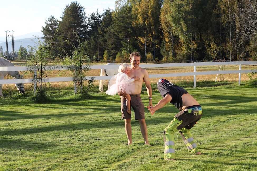 leik med barn