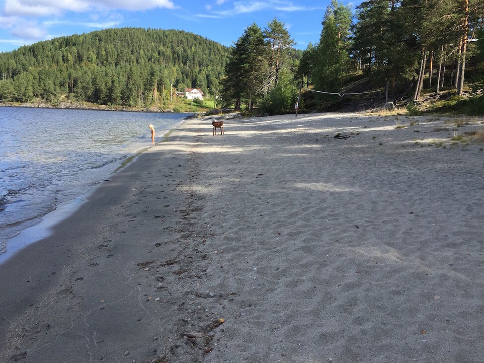 hvit strand