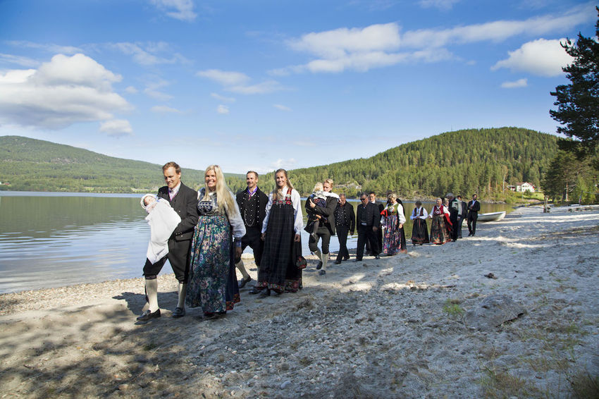 dåpsfølge parade strand