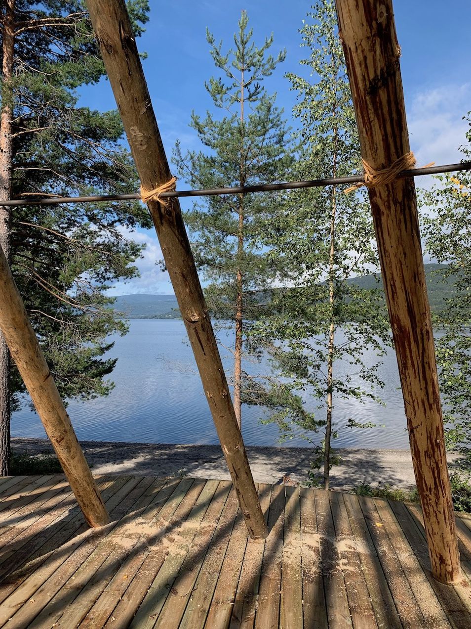 bygge lavvo yogashala natur retreat NORD