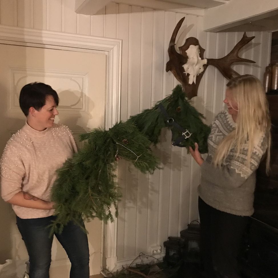 Hestekrans jul diy 