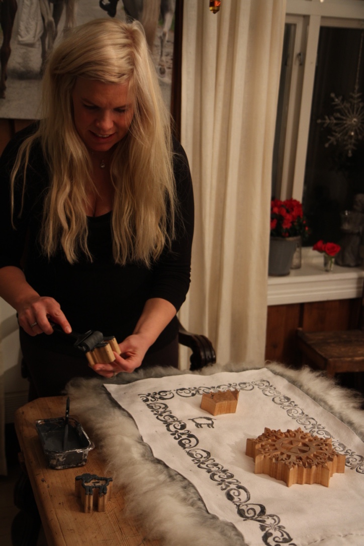 trykk saueskinn