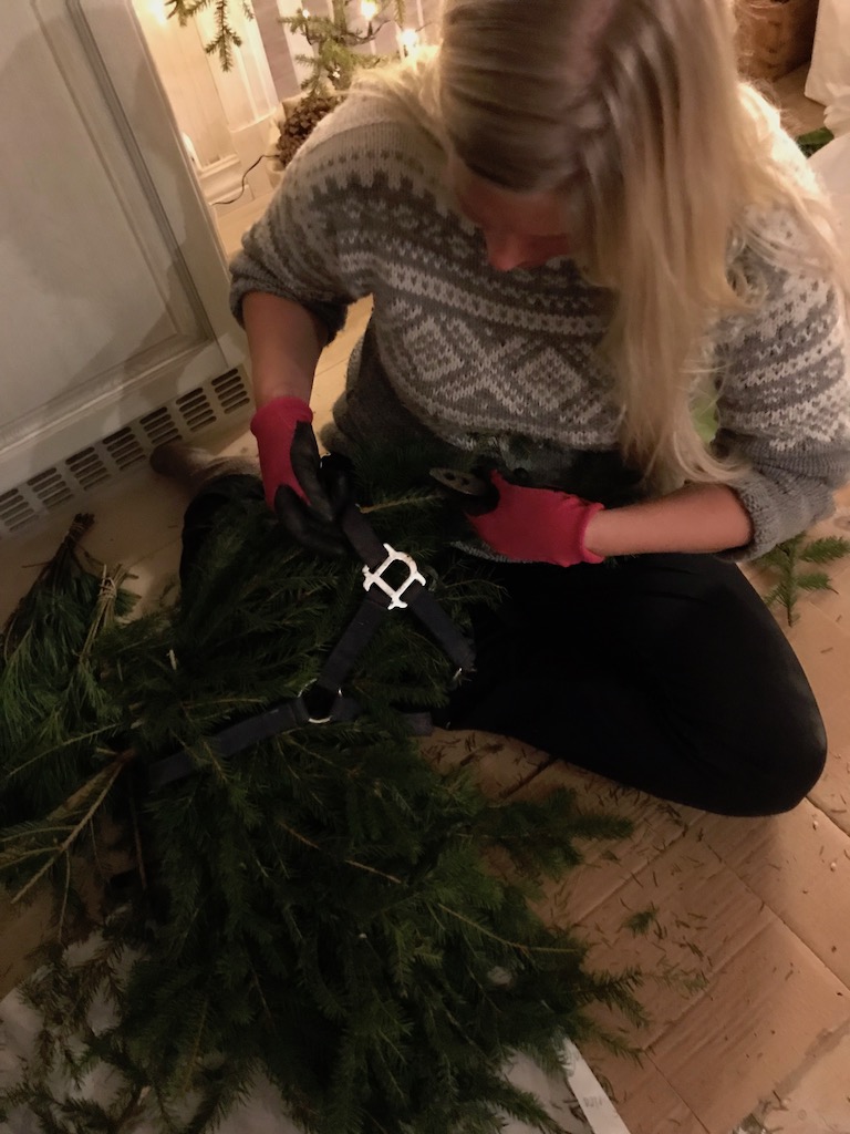 Krans hest jul 